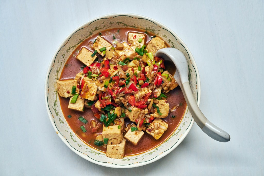 Doubanjiang Sauce Braised Soft Tofu: more sweet and less&nbsp;spicy