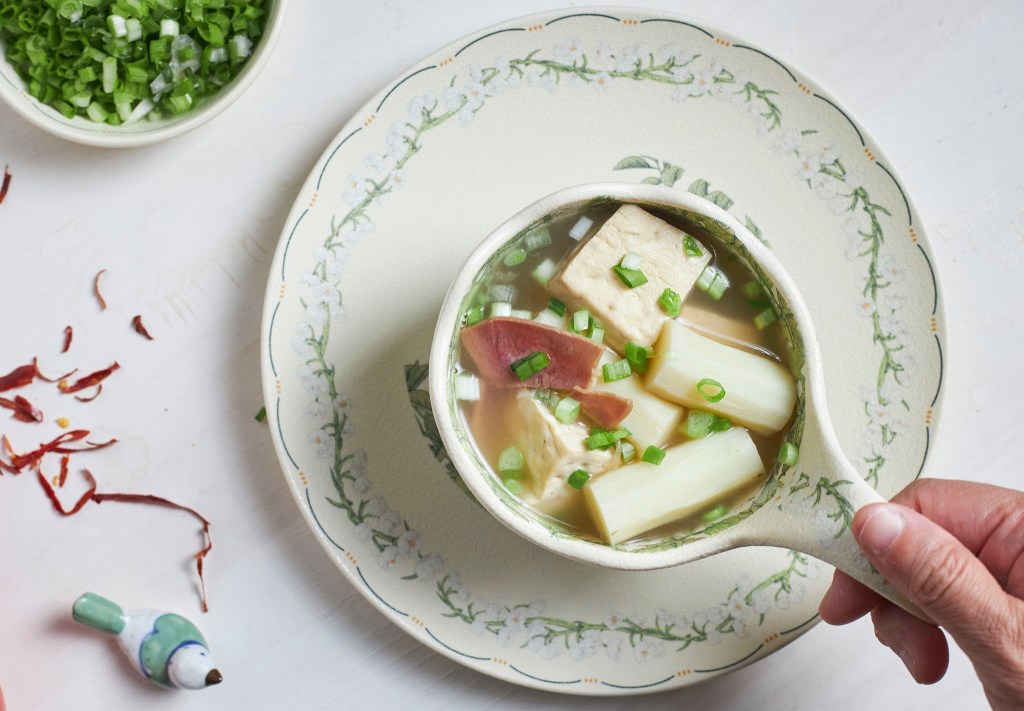 Very China:  Tofu Soup with Jinhua Ham and Chinese&nbsp;Yam