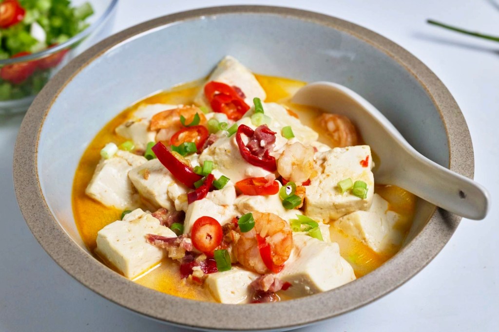 Tofu Plus Shrimp, Surpassing Flavor of Crab&nbsp;Roe